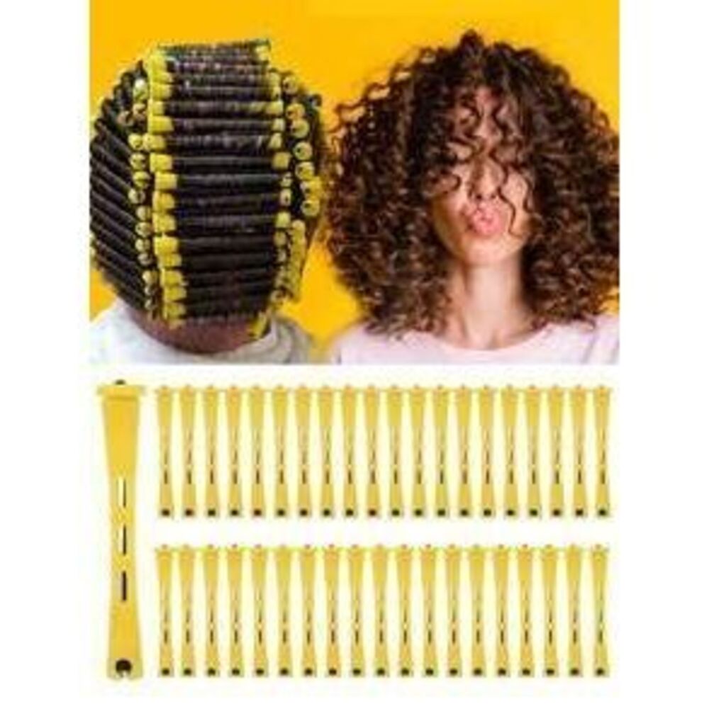 40pcs Perm Rods Set - Create Natural Waves & Curls With 4 Sizes Of Hair Rollers…
